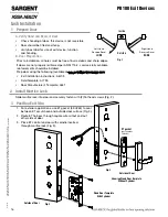 Предварительный просмотр 16 страницы Assa Abloy Sargent PR100 Installation Instructions Manual