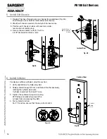 Предварительный просмотр 18 страницы Assa Abloy Sargent PR100 Installation Instructions Manual