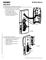 Предварительный просмотр 22 страницы Assa Abloy Sargent PR100 Installation Instructions Manual