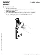 Предварительный просмотр 24 страницы Assa Abloy Sargent PR100 Installation Instructions Manual