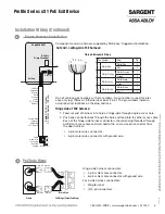 Предварительный просмотр 5 страницы Assa Abloy SARGENT Profile Series Installation Instructions Manual