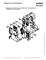 Предварительный просмотр 11 страницы Assa Abloy SARGENT Profile Series Installation Instructions Manual