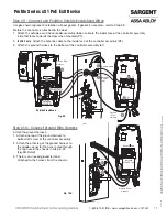 Предварительный просмотр 17 страницы Assa Abloy SARGENT Profile Series Installation Instructions Manual