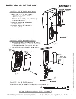 Предварительный просмотр 19 страницы Assa Abloy SARGENT Profile Series Installation Instructions Manual