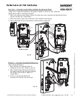 Предварительный просмотр 25 страницы Assa Abloy SARGENT Profile Series Installation Instructions Manual