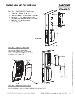 Предварительный просмотр 27 страницы Assa Abloy SARGENT Profile Series Installation Instructions Manual