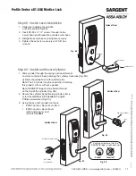 Preview for 11 page of Assa Abloy SARGENT Profile v.G1.5/LK Installation Instructions Manual