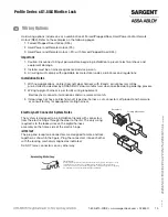 Preview for 15 page of Assa Abloy SARGENT Profile v.G1.5/LK Installation Instructions Manual