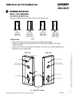 Предварительный просмотр 11 страницы Assa Abloy Sargent Profile v.S1 Installation Instructions Manual