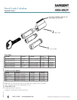 Предварительный просмотр 6 страницы Assa Abloy Sargent Signature Series Manual