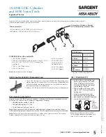 Предварительный просмотр 7 страницы Assa Abloy Sargent Signature Series Manual