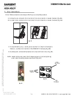 Preview for 16 page of Assa Abloy Sargent SN Series Installation Instructions Manual