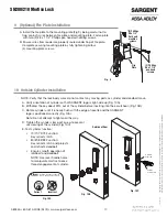 Preview for 17 page of Assa Abloy Sargent SN Series Installation Instructions Manual