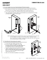 Preview for 18 page of Assa Abloy Sargent SN Series Installation Instructions Manual