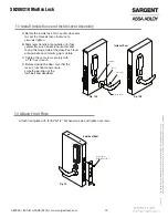 Preview for 19 page of Assa Abloy Sargent SN Series Installation Instructions Manual