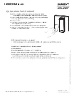 Preview for 21 page of Assa Abloy Sargent SN Series Installation Instructions Manual