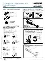 Preview for 8 page of Assa Abloy Sargent XC Series Manual