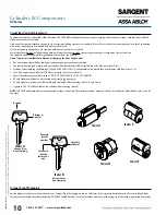 Preview for 12 page of Assa Abloy Sargent XC Series Manual