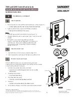 Preview for 6 page of Assa Abloy SARGENT7800 Series Installation Instructions Manual