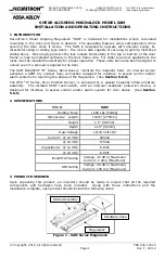 Preview for 1 page of Assa Abloy Securitron SAM Installation And Operating Instructions Manual