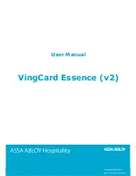 Assa Abloy VingCard Essence User Manual preview