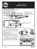 Предварительный просмотр 1 страницы Assa Abloy Yale 1105 Installation Instructions