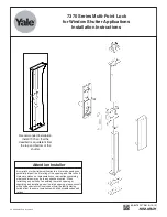 Assa Abloy Yale 7370 Series Installation Instructions Manual preview