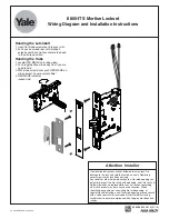 Preview for 1 page of Assa Abloy Yale 8800-ITS Wiring Diagram And Installation Instructions