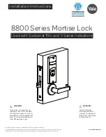 Assa Abloy Yale 8800 Series Installation Instructions Manual preview