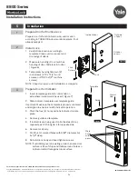 Предварительный просмотр 4 страницы Assa Abloy Yale 8800 Series Installation Instructions Manual