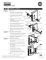 Предварительный просмотр 5 страницы Assa Abloy Yale 8800 Series Installation Instructions Manual