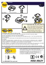 Предварительный просмотр 1 страницы Assa Abloy Yale AC-PSD Installation