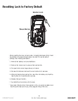 Предварительный просмотр 18 страницы Assa Abloy Yale Assure Lever YRL226 Installation And Programming Instructions