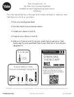Assa Abloy Yale Assure Lock SL Installation And Programming Instructions preview