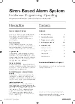 Preview for 1 page of Assa Abloy Yale HSA6060 Installation, Programming, Operating Manual