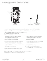 Предварительный просмотр 23 страницы Assa Abloy Yale nexTouch Installation And Programming Instructions