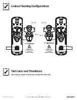 Предварительный просмотр 9 страницы Assa Abloy Yale Real Living Assure Lock YRC256 Installation And Programming Instructions