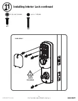 Предварительный просмотр 19 страницы Assa Abloy Yale Real Living Assure Lock YRC256 Installation And Programming Instructions