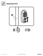 Предварительный просмотр 9 страницы Assa Abloy Yale Real Living Assure Lock YRD216 Installation And Programming Instructions