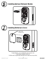 Предварительный просмотр 10 страницы Assa Abloy Yale Real Living Assure Lock YRD216 Installation And Programming Instructions