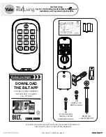 Assa Abloy Yale Real Living B1L Z-Wave Installation And Programming Instructions preview