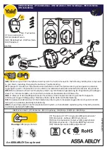 Assa Abloy Yale SR-A100-3PIR Installation preview