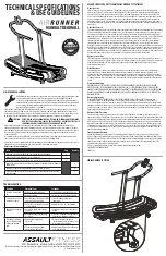 Предварительный просмотр 2 страницы Assault Fitness Air Runner Manual Treadmill