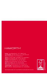 Preview for 24 page of Asset Haworth Comforto 89 Instruction Manual