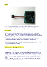 Preview for 2 page of Assistant Midi 32 User Manual