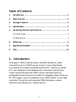 Preview for 2 page of Assmann Digitus DS-55509 Manual