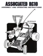 Associated Electrics 6001 Assembly And Operating Instructions Manual preview