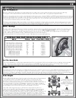 Preview for 19 page of Associated Electrics RC10 SC5m Manual