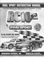 Preview for 1 page of Associated Electrics Team Associated RC10 DS DUAL SPORT Instruction Manual