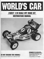 Associated Electrics WORLD'S CAR 6037 Instruction Manual preview